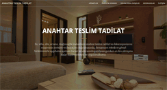 Desktop Screenshot of anahtarteslimtadilat.net